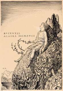 ROCKWELL KENT (1882-1971) "Rockwell / Alaska MCMXVIII" | Swann Galleries