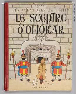 Hergé | TINTIN NB 08. LE SCEPTRE D’OTTOKAR. 4E PLAT A18. Casterman 1942 - | Coutau Bégarie