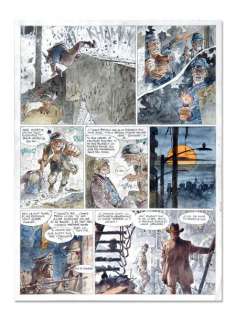 Hermann (Huppen) | HERMANN JEREMIAH "LE COEUR Ã€ DROITE" Encres de chine et de couleurs po | Coutau Bégarie