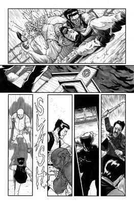 Pere Pérez | Logan: Black, White and Red #03 Page 08 | Black Diamond