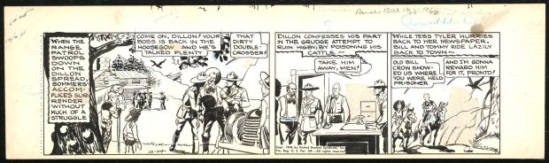 Harry F. O’neill | Broncho Bill daily strip | Galerie Laqua