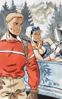 Meynet, Félix - Dessin original en couleur - Double M | Catawiki