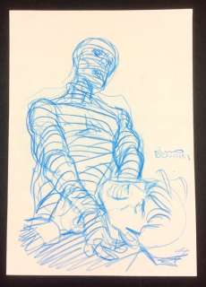 Dylan Dog - B. Brindisi - original illustr. "La mummia" - Page séparée | Catawiki