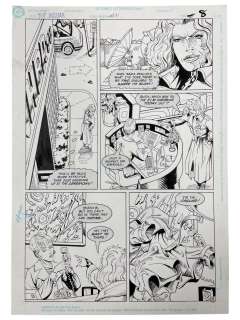 DC JAGUAR Original Storyboard Production Comic Art | Los Angeles Estate Auction