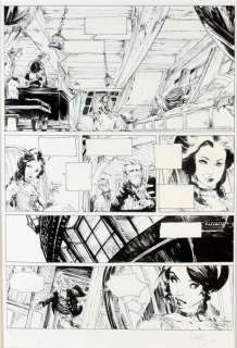 Long John Silver,... - Lot 122 - Long John Silver, Tome 2, Neptune, planche 9. Crayon...