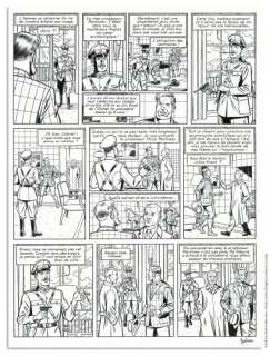 AUBIN - Lot 82 - ANTOINE AUBIN BLAKE ET MORTIMER Huit heures à Berlin...