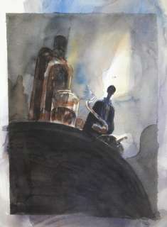 GiPi - original cover "Natura morta con suonatore di sax" - Page séparée | Catawiki