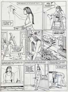 Nicaise Viviane/La vie en rose. Planche originale du… | Dagoty