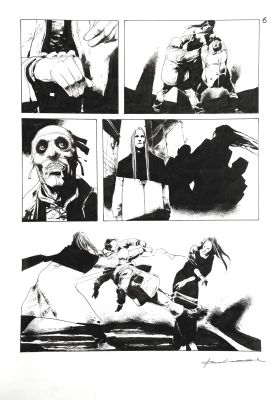 Corrado Roi | Original page for UT n. 3. Cm. 26,5x37. Ink. Code 1994. | Segni e Disegni