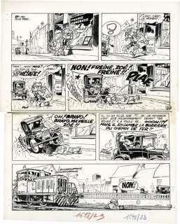 Jidéhem - Planche originale (p.16) - Sophie T.4 - Qui fait peur Ã  Zoé - (1968) | Catawiki