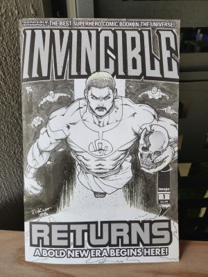 Pak Kwan | Invincible Returns Sketch Cover Thragg | Raremarq (Buy It Now)