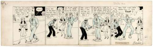 "WINNIE WINKLE" DAILY STRIP ORIGINAL ART LOT. | Hake’s