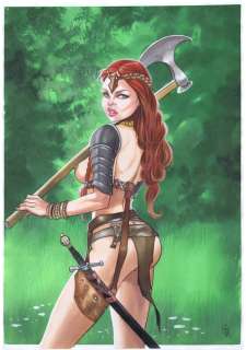 GÃ¼rsel, GÃ¼rçan - Originele tekening - Amazone - (2016) | Catawiki