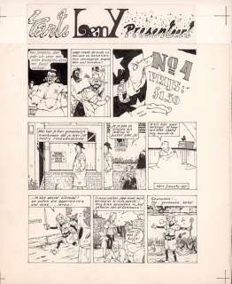 Smeets, Marc - Originele pagina (back-cover) - Tante Leny Presenteert 4 - (1971) | Catawiki