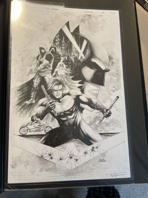 Tyler Kirkham, Tyler Kirkham | Nightwing Issue 55 Cover B | ComicArtFans Classifieds