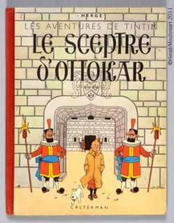 Hergé | NBTINTIN 08. Le Sceptre d’Ottokar. Casterman 1942 - A18 - 4 HT couleur | Coutau Bégarie