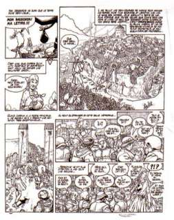 Ribera | CHRONIQUES DU TEMPS DE LA VALLÉE DES GHLOMES Planche originale n°6 | Kahn et Associés