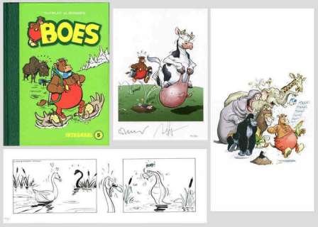 Boes - Luxe editie Boes Integraal deel 5 - Genummerd 45/80 - Met originele strook + ex-libris - Cartonné - EO (2017) | Catawiki