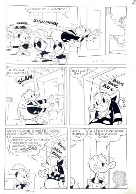 Massimo de Vita | Original page for Topolino n. 899-4. Cm. 25x35. Ink. Mint. Code 2105. | Segni e Disegni