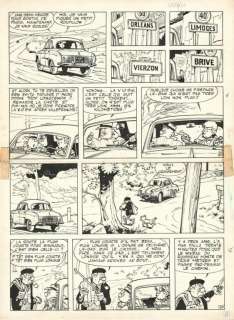 Tillieux. Planche originale Gil Jourdan | BDEnchères