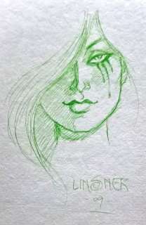 Cry for Dawn - Joe Linsner - Dawn Original Drawing (2009) - Page volante - Autres - (2009) | Catawiki