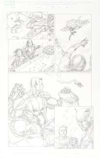 Mike Choi | X-Force Issue #26 Page 8 Second Coming Death of Nightcrawler Issue | ComicArtFans Classifieds