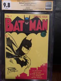 Bruno Redondo | Batman By Bruno Redondo Sketch Cover Cgc Graded 9.8 | ComicArtFans Classifieds