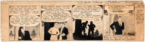 "DICK TRACY" 1932 DAILY COMIC STRIP ORIGINAL ART BY CHESTER GOULD. | Hake’s