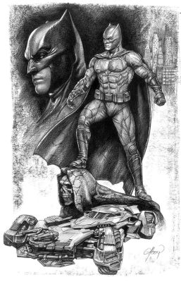 Claudio Aboy | Batman Ben Affleck ** Claudio Aboy Dc Comics Artist Illustration | ComicArtFans Classifieds