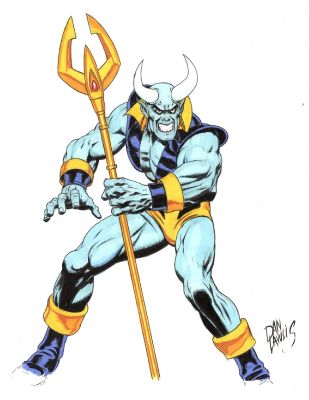 Dan Lawlis, Dan Lawlis, Dan Lawlis | Blue Devil Original Art By Dan Lawlis | ComicArtFans Classifieds