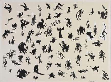 KERASCOËT (POMMEPUY MARIE... - Lot 142 - DONJON CREPUSCULE. ETUDE POUR LES PAGES DE GARDE (TOMES...