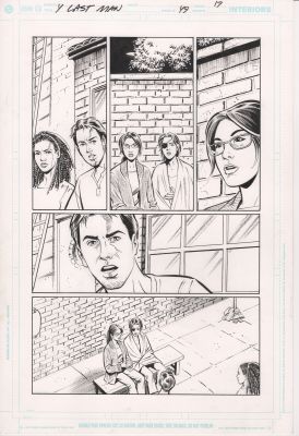 Pia Guerra, Jose Marzan Jr | Y: the Last Man 49 Page 17 | ComicArtFans Classifieds