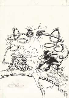 BATEM (né en 1960) et André FRANQUIN (1924-1997) | Huberty Breyne