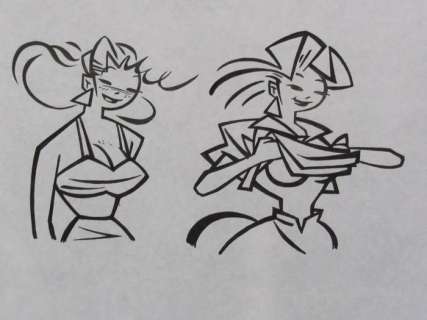 Desy Blonde - Antonio Lapone - illustration original - Page volante | Catawiki