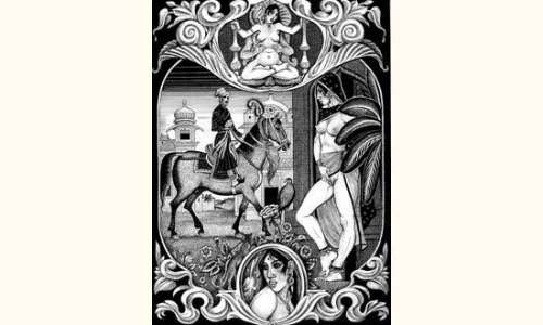 PICHARD. â€œ Le Kama Soutra â€. Encre de Chine noire pour un dessin pleine | Tessier Sarrou