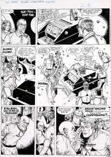 Paape | Luc Orient, planche n°39 Ã  l’encre de Chine de l… | Banque Dessinée