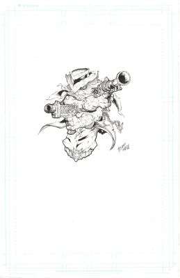 Barry McClain Jr | Billy the Kit Back Cover Art + Used in Promotions | ComicArtFans Classifieds