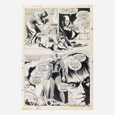 Dan Adkins, Dr. Strange #170 Story Page 12 Original Art (Marvel Comics, 1968) | Landry Pop Auctions