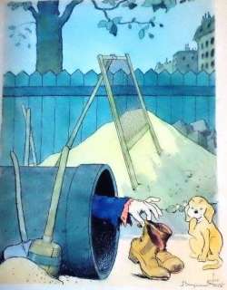 Rabier -  L’habitude des hotels - Dessin original en couleurs pour Le journal Pêle mêle | Catawiki