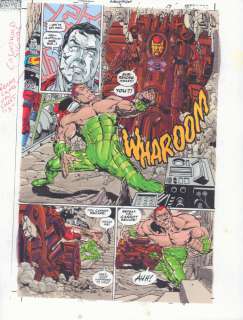 Dave Meikis, John Kalisz, Rags Morales | Hourman #7 P.17 Color Guide Art - Amazo, Hourman, And Jlandroids - 1999 | Anthony’s Comic Book Art