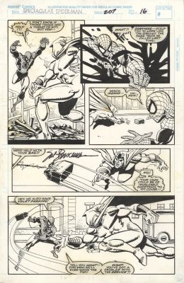 Sal Buscema | Spectacular Spider-Man #207 Page 16 | ComicArtFans Classifieds
