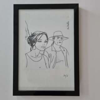 Ana Mirallès. Djinn.... | Ana Mirallès. Djinn. Crayonné sur calque. Case de 2... | Aibo Art Auction