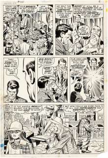 JACK KIRBY "FANTASTIC FOUR" #101 COMIC BOOK PAGE ORIGINAL ART. | Hake’s
