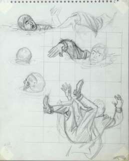 Jacobs | Blake et Mortimer, études Ã  la mine de plomb pou… | Banque Dessinée