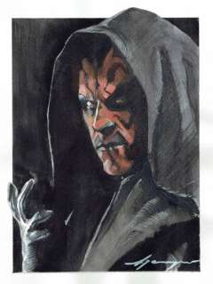 Darth Maul, Star Wars - Original Painting - Daniel Azconegui - EO | Catawiki