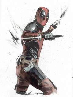 Deadpool - Original Painting - Daniel Azconegui - EO | Catawiki