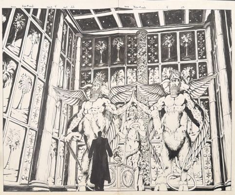 Eric Johnson | Rex Mundi #4 Pages 22-23 Double-Page Spread Original Art By Eric J - Holy Grail Mystery - Co-Creator Art - 2003 Image Comics | ComicArtFans Classifieds