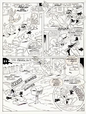 Dossi Sandro - "Looney Tunes ", anni ’80 | Urania Casa d’Aste