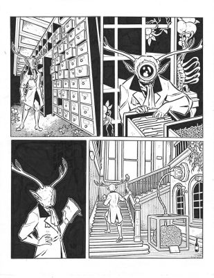 Hans Rickheit | Cochlea & Eustachia - Volume 2 Page 12 (Ce2A08) | ComicArtFans Classifieds