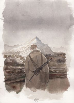 Gipi | Gipi - Unpublished Cover For the Book "Mangia Con Il Pane" | ComicArtFans Classifieds